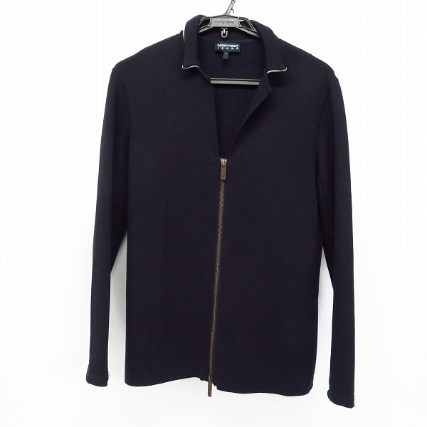 実際に弊社で買取させて頂いたEMPORIO ARMANI JEANS/エンポリオ アルマーニ 襟付き ジップ ジャケット/S