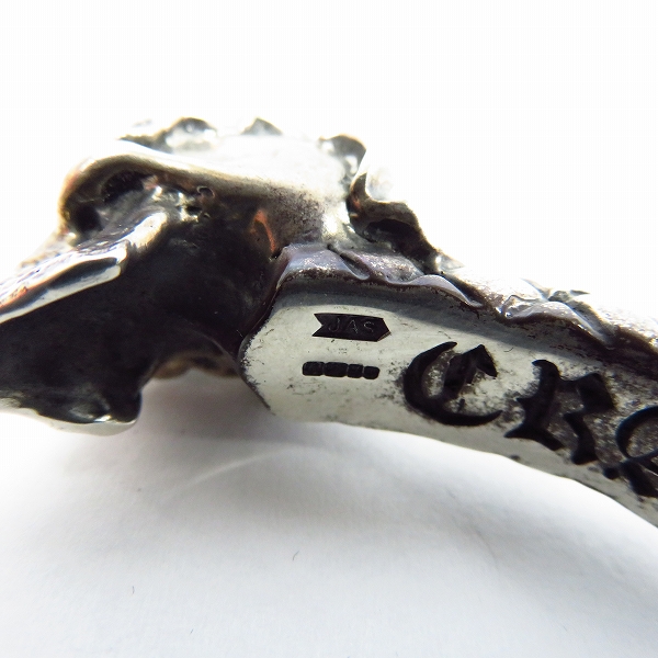 実際に弊社で買取させて頂いた【ギャラ付】CRAZY PIG/クレイジーピッグ ブレイド 2スカル ブレスレット の画像 7枚目