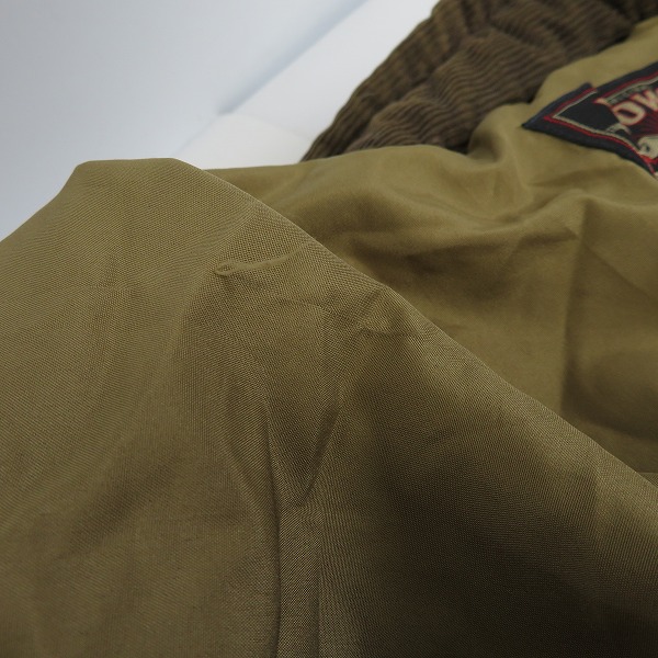 実際に弊社で買取させて頂いたSUGAR CANE/シュガーケーン レザーヨークダウンジャケット/XLの画像 5枚目