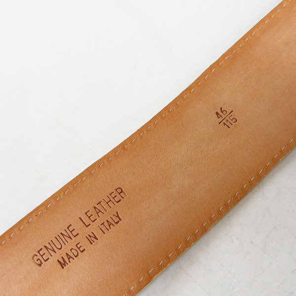 実際に弊社で買取させて頂いたETRO/エトロ パイソン 切り替えし レザー ベルトの画像 2枚目