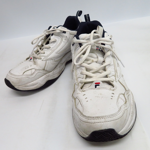 実際に弊社で買取させて頂いたFILA/フィラ PIECEWISE/ピースワイズ ダッドシューズ/スニーカー FS1SIA3281X-WNV 28