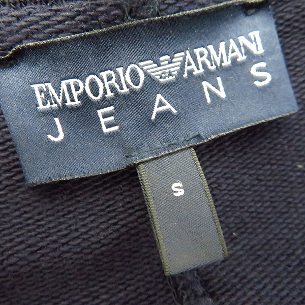 実際に弊社で買取させて頂いたEMPORIO ARMANI JEANS/エンポリオ アルマーニ 襟付き ジップ ジャケット/Sの画像 2枚目