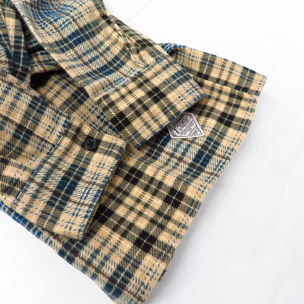 実際に弊社で買取させて頂いたCRIMIE/クライミー チェック柄 ワークシャツ/Lの画像 6枚目