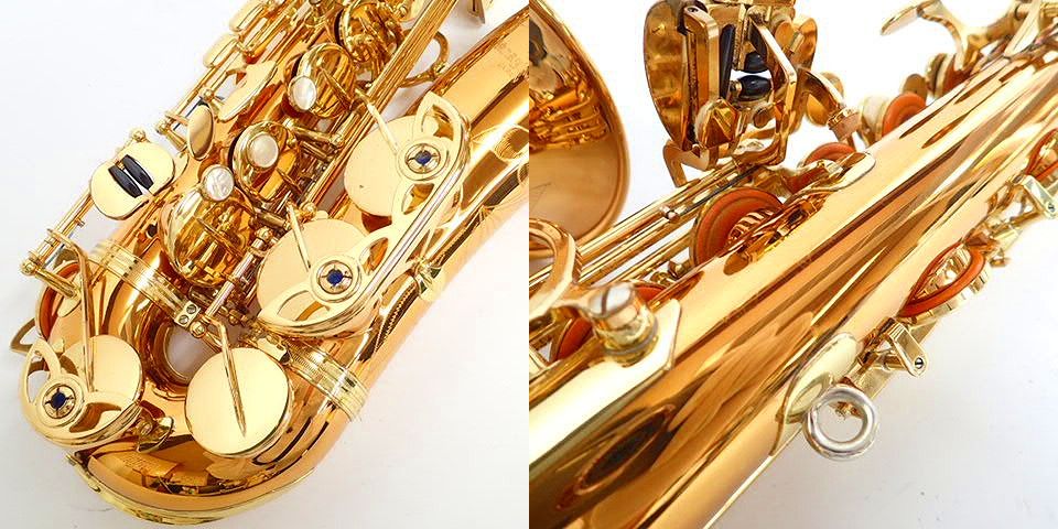 実際に弊社で買取させて頂いた★YANAGISAWA/ヤナギサワ A-902 アルトサックス 金管楽器 ネック/ハードケース付の画像 3枚目