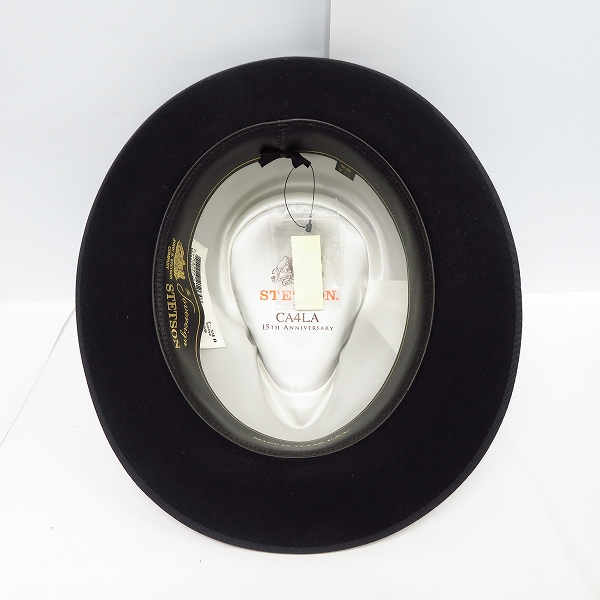 実際に弊社で買取させて頂いたCA4LA×STETSON V SHAPE HAT カシラ/ステットソン ラビットファー/中折れハットの画像 3枚目