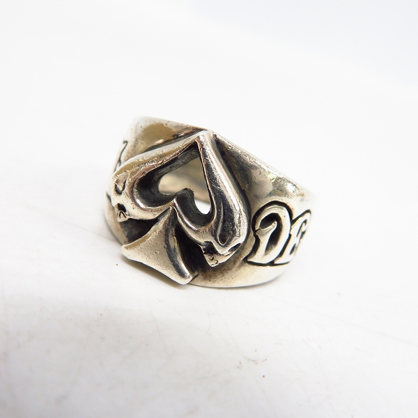 実際に弊社で買取させて頂いたDEAL DESIGN/ディールデザイン エースフレイム リング 19号