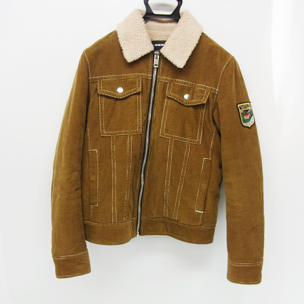 DIESEL/ディーゼル 2017AW コーデュロイ ジップアップ 裏ボア 