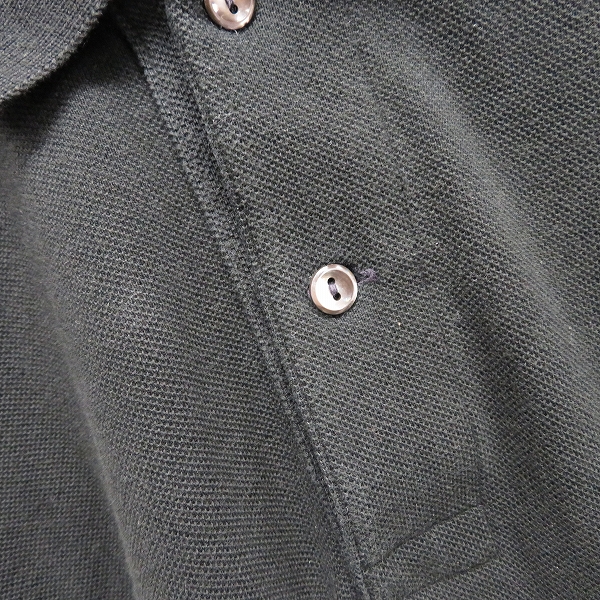 実際に弊社で買取させて頂いたLACOSTE/ラコステ CLASSIC FIT 半袖ポロシャツ ブラック/FR3の画像 4枚目