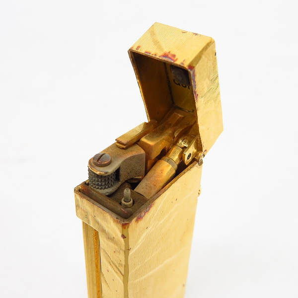 実際に弊社で買取させて頂いたdunhill/ダンヒル Rollagas/ローラ ガスライター ゴールドの画像 4枚目