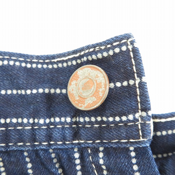 実際に弊社で買取させて頂いたSUGAR CANE/シュガーケーン ヒッコリーパンツ/36の画像 5枚目