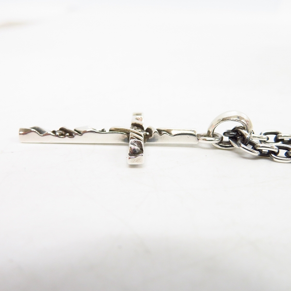 実際に弊社で買取させて頂いたDEAL LTD/ディールエルティーディー ディールデザイン WOOD WAVE CROSS/クロスネックレスの画像 2枚目