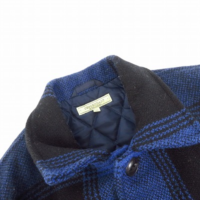 実際に弊社で買取させて頂いたDESCENDANT/ディセンダント ウールチェックジャケット 1の画像 3枚目