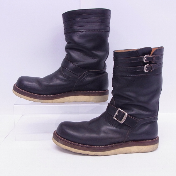 実際に弊社で買取させて頂いたWTAPS/ダブルタップス エンジニアブーツ ブラック/28の画像 3枚目