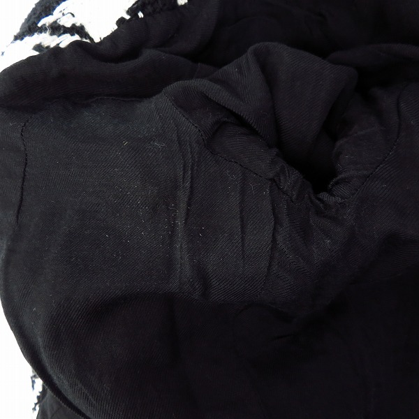 実際に弊社で買取させて頂いたBALMAIN/バルマン レディース 千鳥格子柄 ノーカラージャケット 7155-129C/36の画像 6枚目