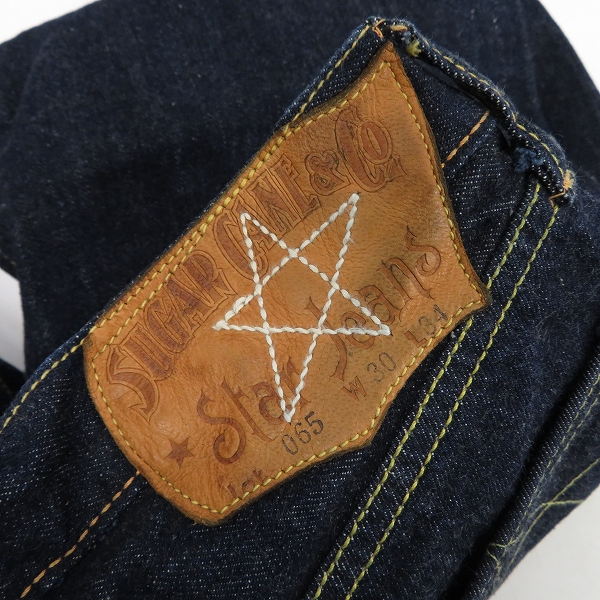 実際に弊社で買取させて頂いたSUGAR CANE/シュガーケーン star jeans/スタージーンズ デニムパンツ 東洋エンタープライズ/Lot:065/W30L34の画像 3枚目