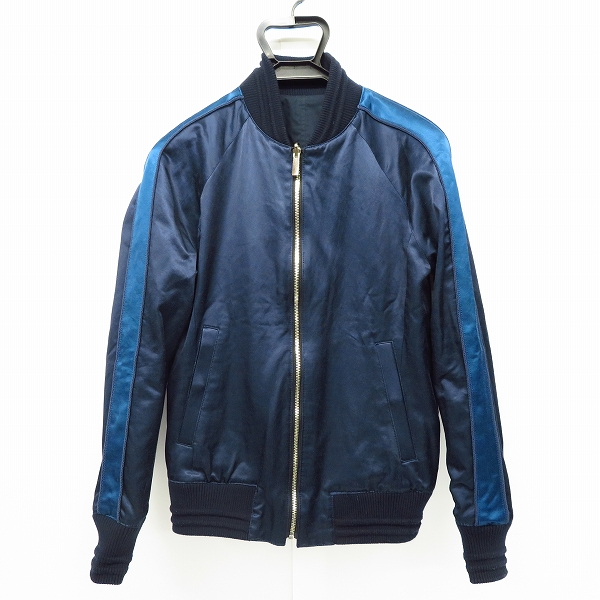 実際に弊社で買取させて頂いたjunhashimoto/ジュンハシモト SKA-JACKET/スカジャケット ネイビー リバージブル 1041710005/3の画像 2枚目