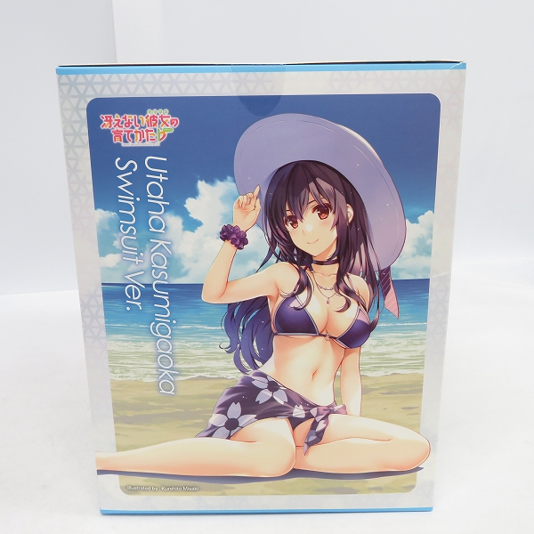 実際に弊社で買取させて頂いた【未開封】GOOD SMILE COMPANY/グッドスマイルカンパニー 冴えない彼女の育てかた♭ 1/7スケール 霞ヶ丘詩羽の画像 2枚目