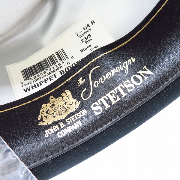 実際に弊社で買取させて頂いたCA4LA×STETSON V SHAPE HAT カシラ/ステットソン ラビットファー/中折れハットの画像 5枚目