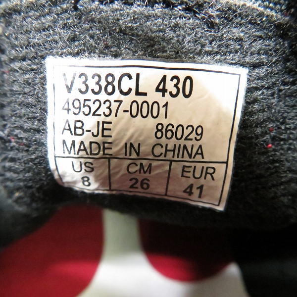 実際に弊社で買取させて頂いたVANS×430/バンズ×フォーサーティー SKATE MID/スケートミッド スニーカー V338CL 26の画像 5枚目