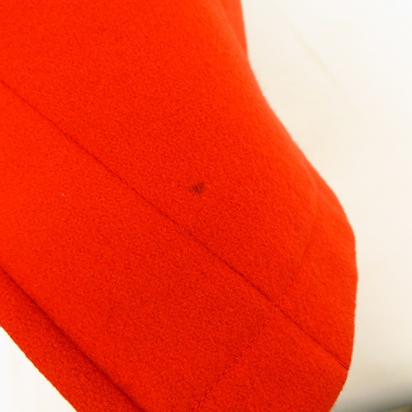 実際に弊社で買取させて頂いたLACOSTE/ラコステ ウール/中綿 ダッフルコート レッド/38の画像 5枚目