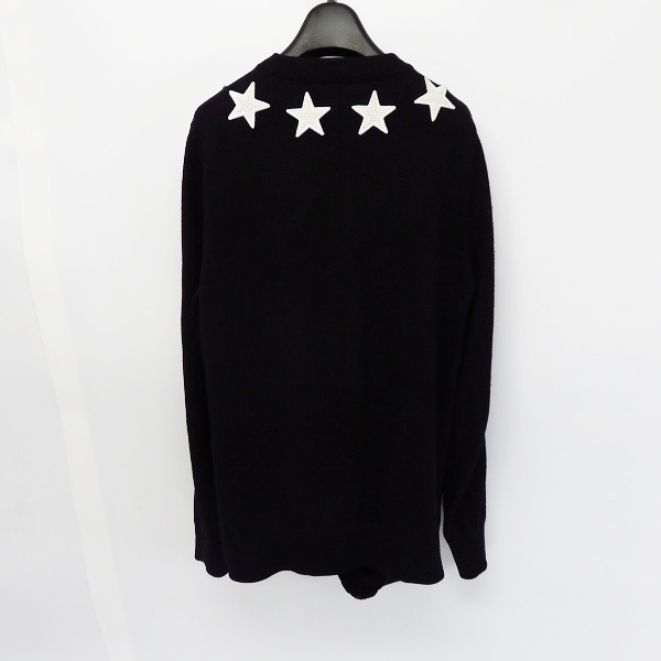 実際に弊社で買取させて頂いた【JPタグ】GIVENCHY/ジバンシー スターパッチ クルーネック プルオーバー ウールニット 16F 7503 503 Size：Sの画像 1枚目