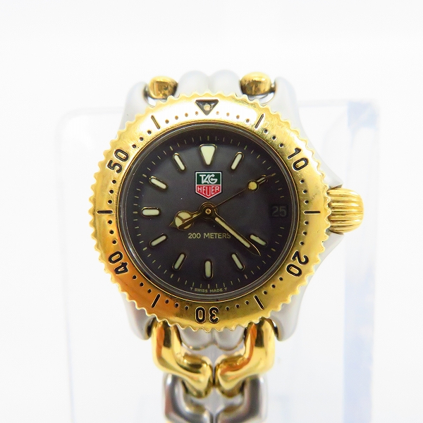 実際に弊社で買取させて頂いたTAG HEUER/タグホイヤー レディース クォーツ S95.208M 腕時計【動作未確認】の画像 1枚目