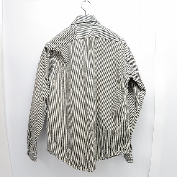 実際に弊社で買取させて頂いたSUGAR CANE/シュガーケーン ヒッコリー カバーオールシャツ/XLの画像 1枚目