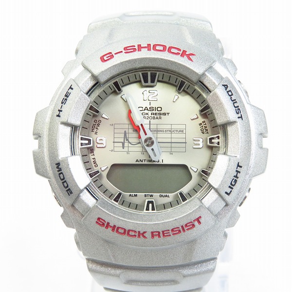 実際に弊社で買取させて頂いたG-SHOCK/Gショック METALLIC-G アナデジ G-100FL-8JR【動作未確認】 の画像 0枚目