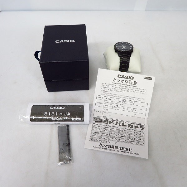 実際に弊社で買取させて頂いた【保証期間内】CASIO/カシオ LINEAGE リニエージ 電波ソーラー LCW-M170DB-1AJF の画像 7枚目