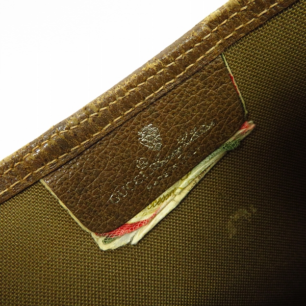 実際に弊社で買取させて頂いたGUCCI/グッチ オールドグッチ トートバッグ GG柄 塩ビキャンパス 39.02.003の画像 4枚目