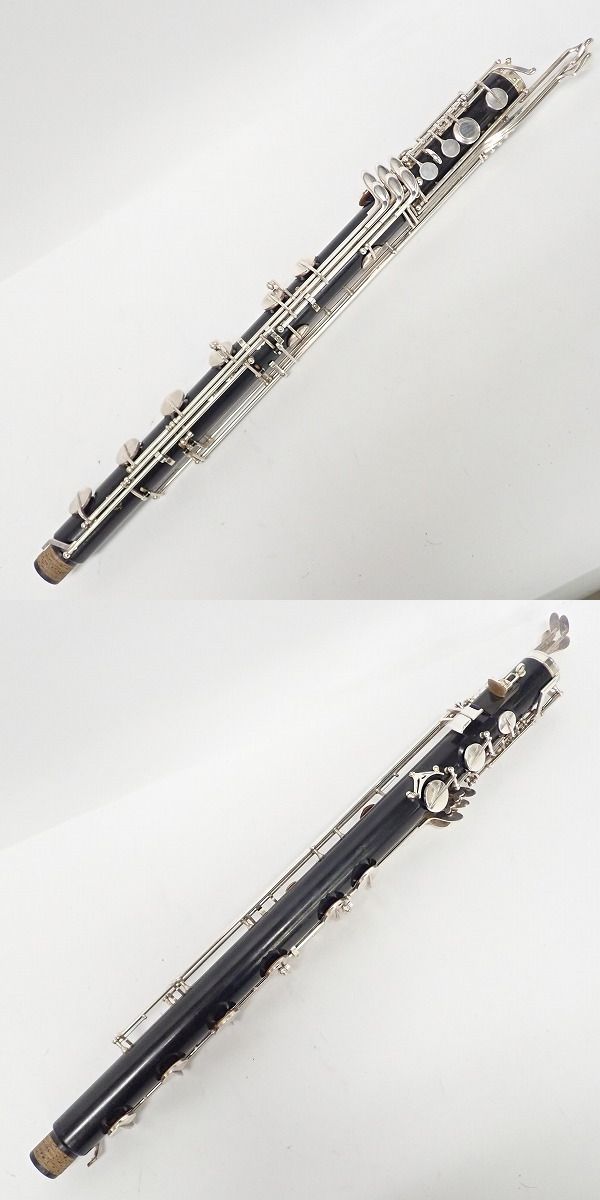 実際に弊社で買取させて頂いた★【型番不明】H.SELMER/セルマー バスクラリネット ハードケース付の画像 4枚目