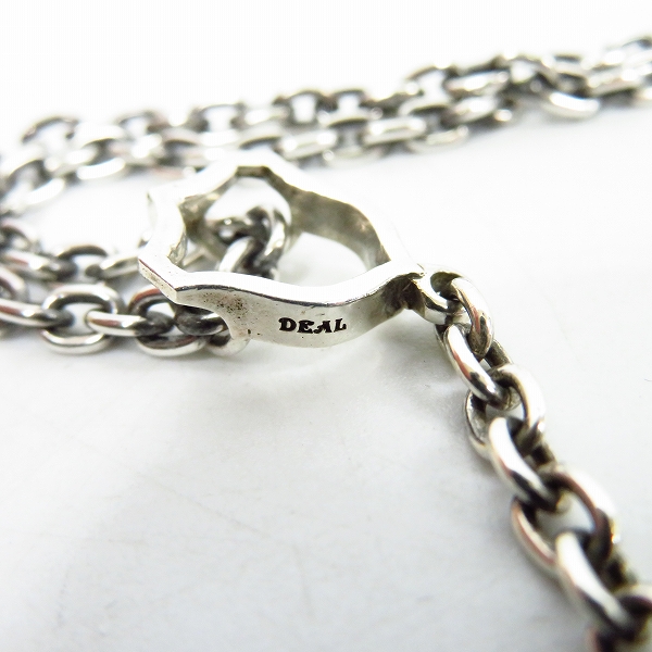 実際に弊社で買取させて頂いたDEAL DESIGN/ディールデザイン SNAKED LOWS/スネイキッドロウズ クロスネックレスの画像 5枚目