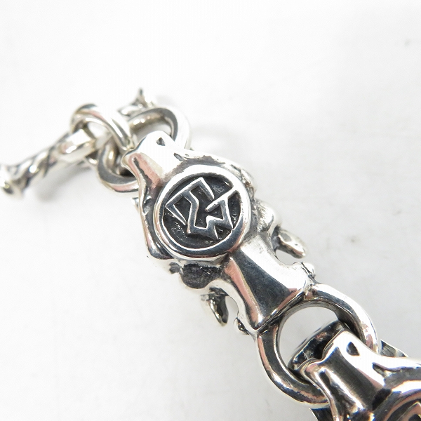 実際に弊社で買取させて頂いた【ギャラ付き/100個限定】TRAVIS WALKER DOUBLE CROSS/トラヴィスワーカー ガーゴイル ブレスレット w/Tバー BRS011の画像 6枚目