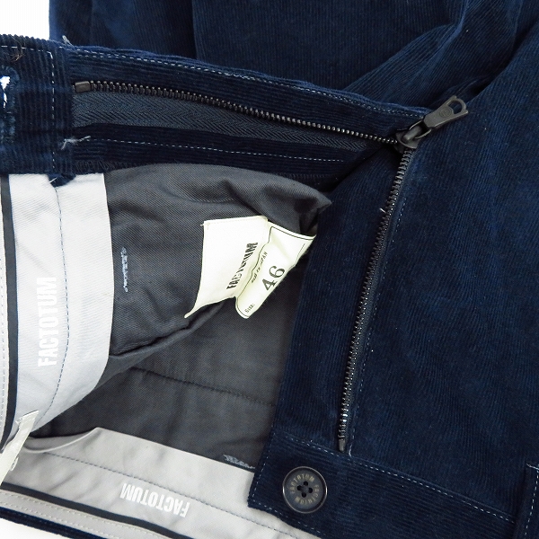 実際に弊社で買取させて頂いたFACTOTUM/ファクトタム コーデュロイパンツ ストレート/46の画像 2枚目