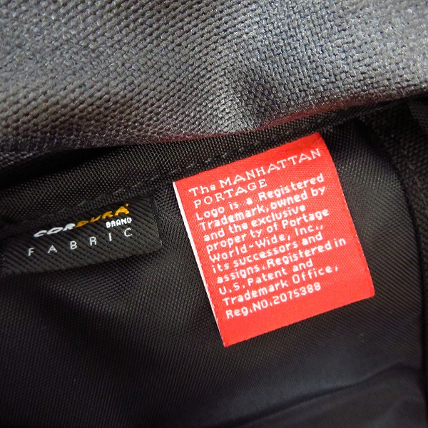 実際に弊社で買取させて頂いたManhattan Portage/マンハッタンポーテージ リュックサック ネイビーの画像 4枚目