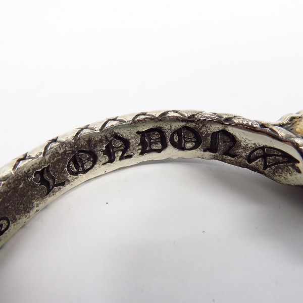 実際に弊社で買取させて頂いた【ギャラ付】CRAZY PIG/クレイジーピッグ ブレイド 2スカル ブレスレット の画像 5枚目