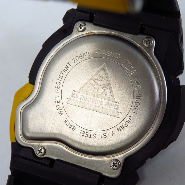 実際に弊社で買取させて頂いたG-SHOCK/G-ショック LUNGMAN/ラングマン USトライアスロンシリーズ DWG-100UJ-9JR の画像 3枚目