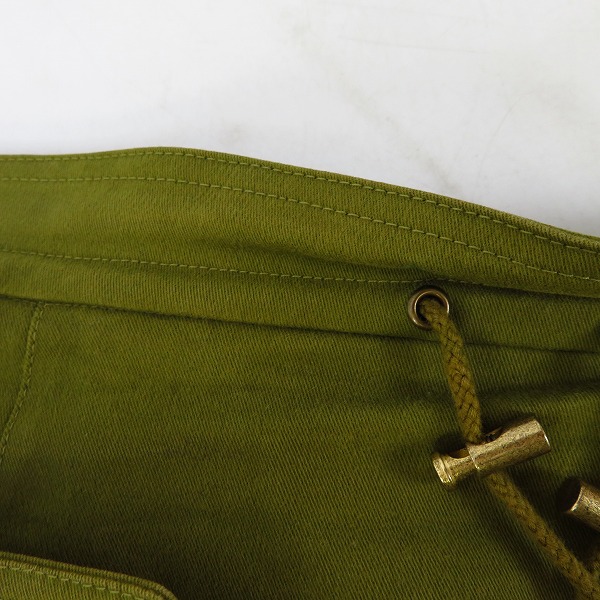 実際に弊社で買取させて頂いたBALMAIN/バルマン レディース 金釦 レイヤードスカート 4333-156N/36の画像 4枚目