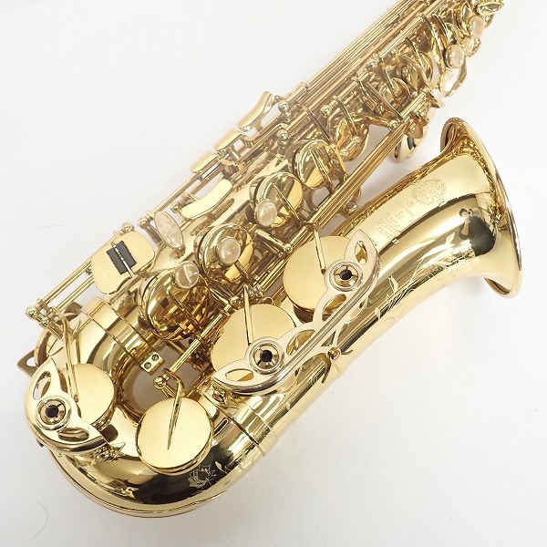 実際に弊社で買取させて頂いた★H.SELMER/セルマー SUPER ACTION 80 SERIE II アルトサックス ハードケース付の画像 2枚目
