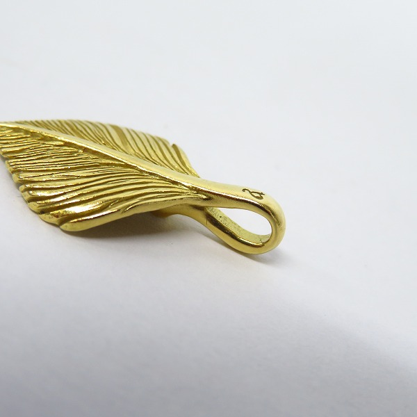 実際に弊社で買取させて頂いたEYEFUNNY/アイファニー ハートフェザー S チャーム/トップ/18KYGの画像 4枚目