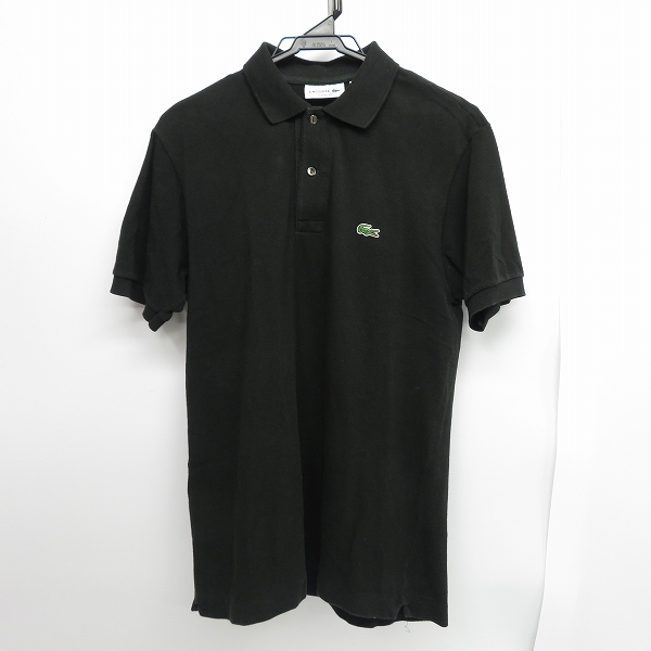 実際に弊社で買取させて頂いたLACOSTE/ラコステ CLASSIC FIT 半袖ポロシャツ ブラック/FR3