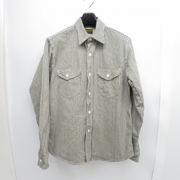 実際に弊社で買取させて頂いたSUGAR CANE/シュガーケーン ヒッコリー カバーオールシャツ/XL