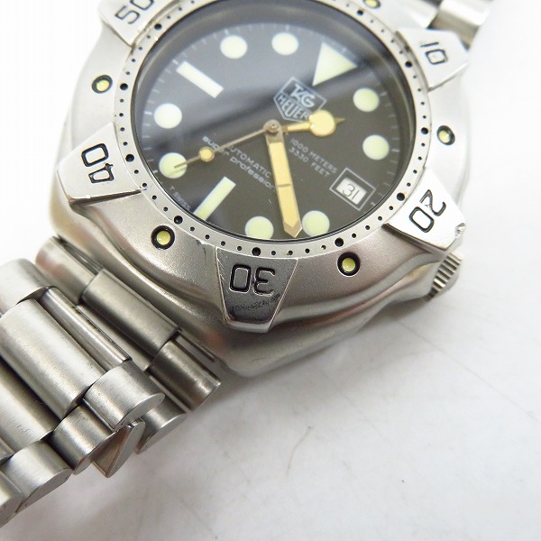 実際に弊社で買取させて頂いたTAG HEUER/タグホイヤー スーパープロフェッショナル 1000M 840.006-2の画像 4枚目
