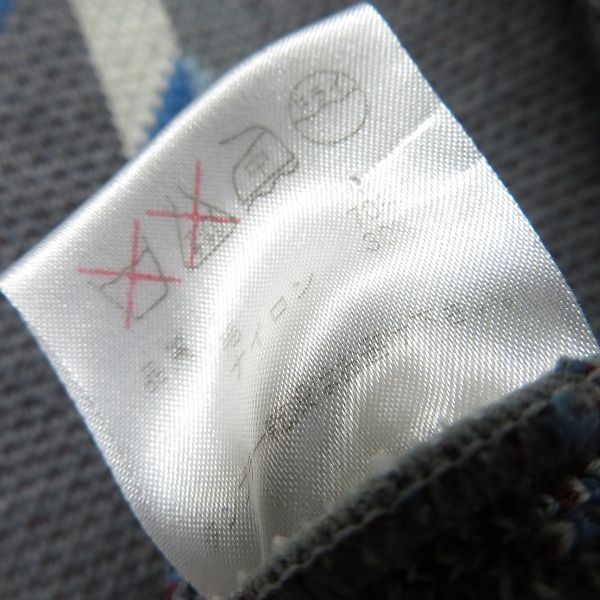 実際に弊社で買取させて頂いたCRIMIE/クライミー オルテガ柄 ニット ベスト/XLの画像 4枚目