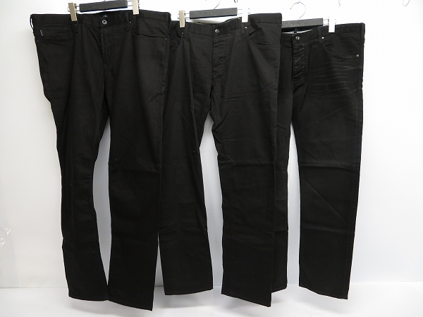 実際に弊社で買取させて頂いたARMANI JEANS/アルマーニジーンズ エンブレムメタル/J20 コットンパンツ サイズ：40 3点セット