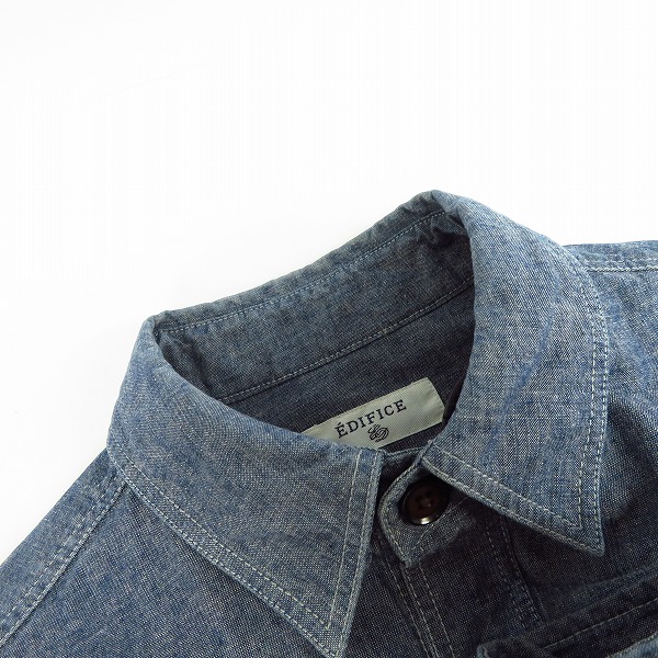 実際に弊社で買取させて頂いたエディフィス /NO ID/フリークスストア 星条旗ニット/ボーダーカットソー/シャツ 等 5点セットの画像 4枚目