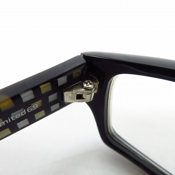 実際に弊社で買取させて頂いたLESS THAN HUMAN/レスザンヒューマン 眼鏡/メガネフレーム M-ELEVEN Limited-69の画像 7枚目