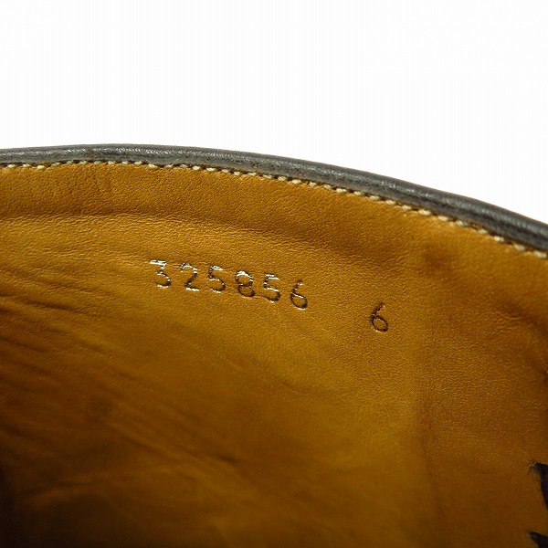 実際に弊社で買取させて頂いたGUCCI/グッチ 13AW Betis Glamour サイドジップレザーブーツ 325856/6の画像 5枚目