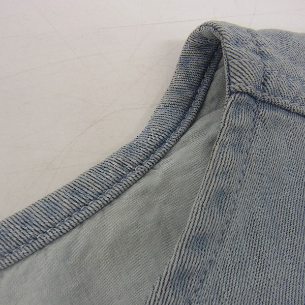 実際に弊社で買取させて頂いたFACTOTUM/ファクトタム デニム カットソー/44の画像 5枚目