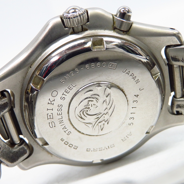 実際に弊社で買取させて頂いたSEIKO/セイコー AGS SCUBA 自動巻き スキューバ/5M23-6B60の画像 3枚目
